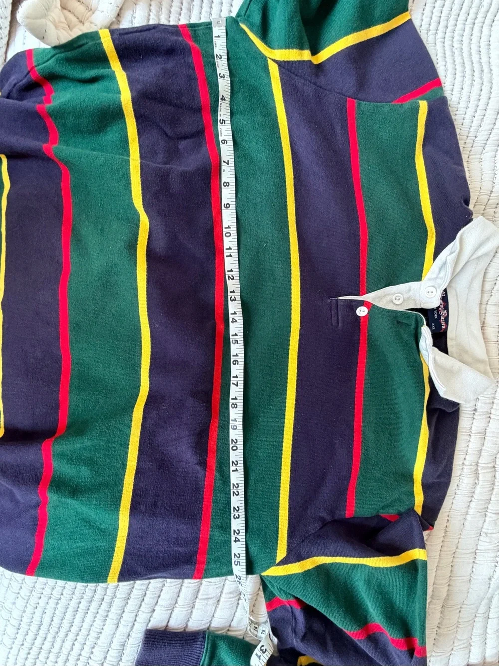 Rowing Blazers | Shirts | Rowing Blazers Striped Heavyweight Rugby ...